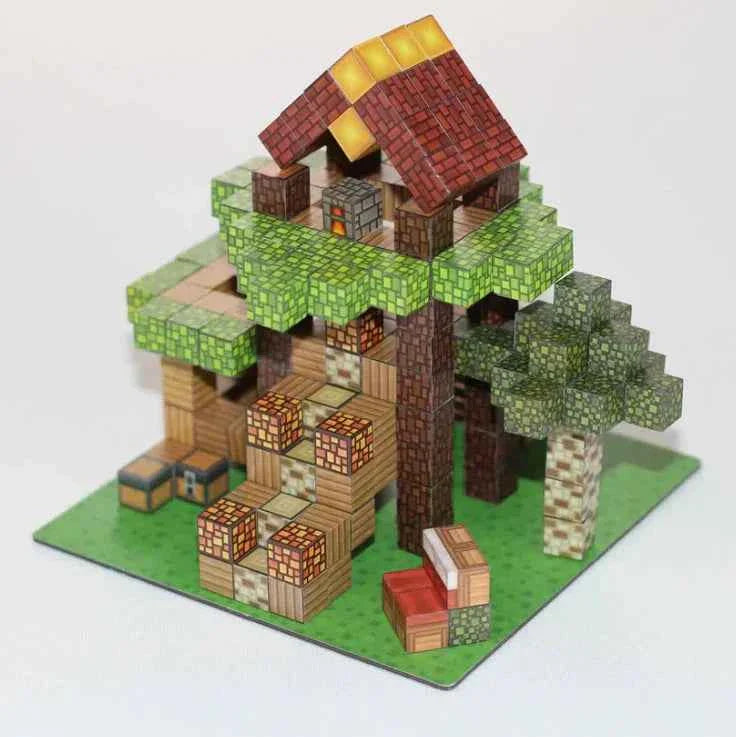 Магнитни блокчета за строене Build World – 192 бр.