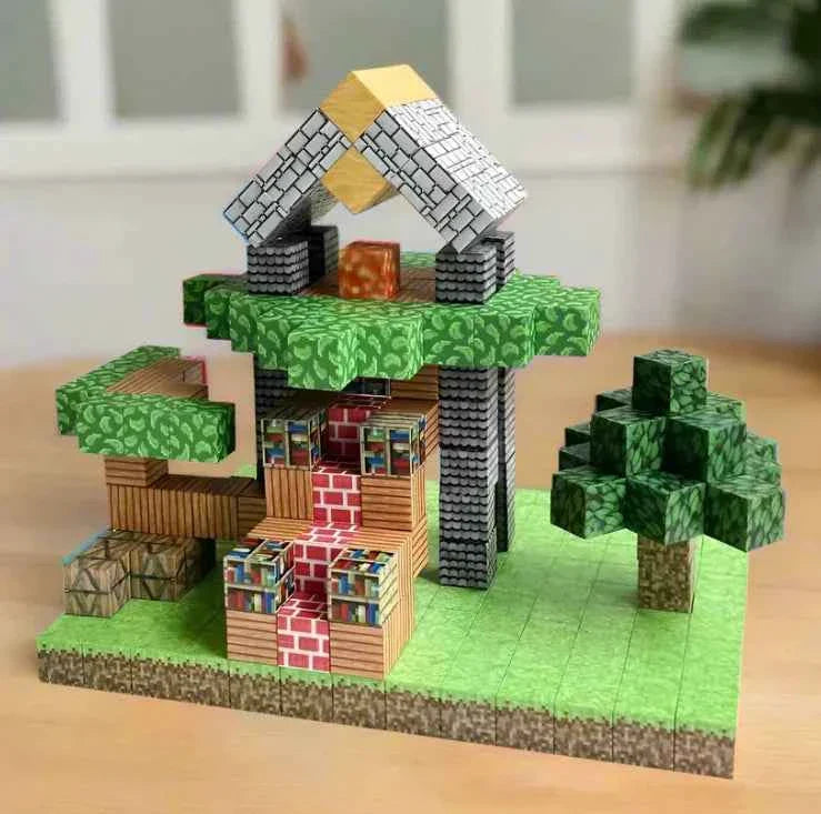 Магнитни блокчета за строене Build World – 288 бр.