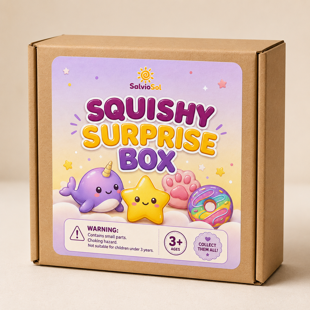 Surprise Squishy Box – 8, 12, 16 or 26 Random Squishies
